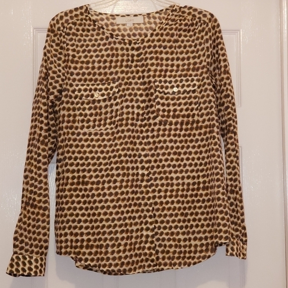 𝅺ann Taylor Loft Blouse size small - Picture 2 of 7